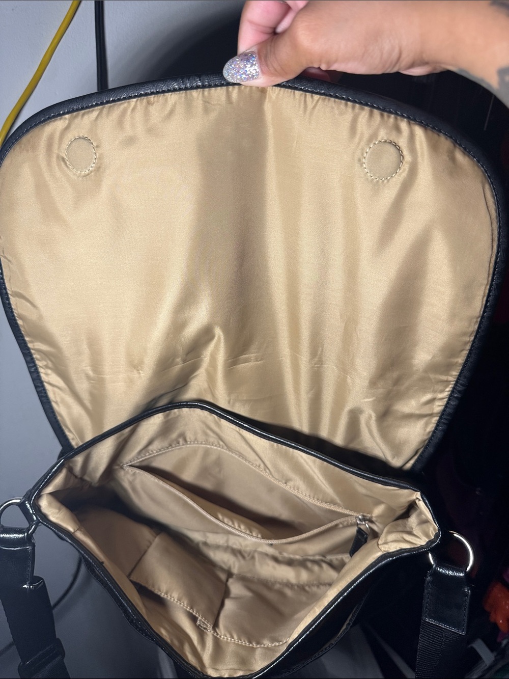 Coach Black Signature nylon Crossbody Bag - Picture 9 of 17